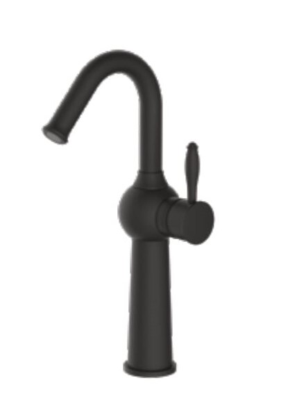 ברז אמבטיה גבוה לכיור מונח פיה מסתובבת 6121 ניקל מבריק