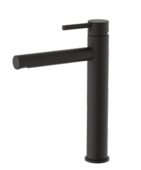 ברז אמבטיה גבוה לכיור מונח בעל פיה קבועה 4006 ניקל מבריק