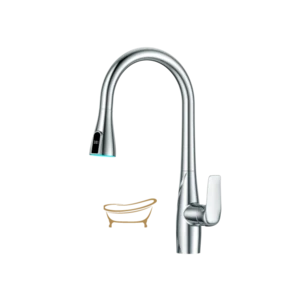 ברז מטבח נשלף 2 מצבי זרימה ונורת לד