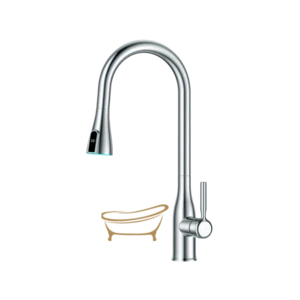 ברז מטבח נשלף 2 מצבי זרימה נורת לד